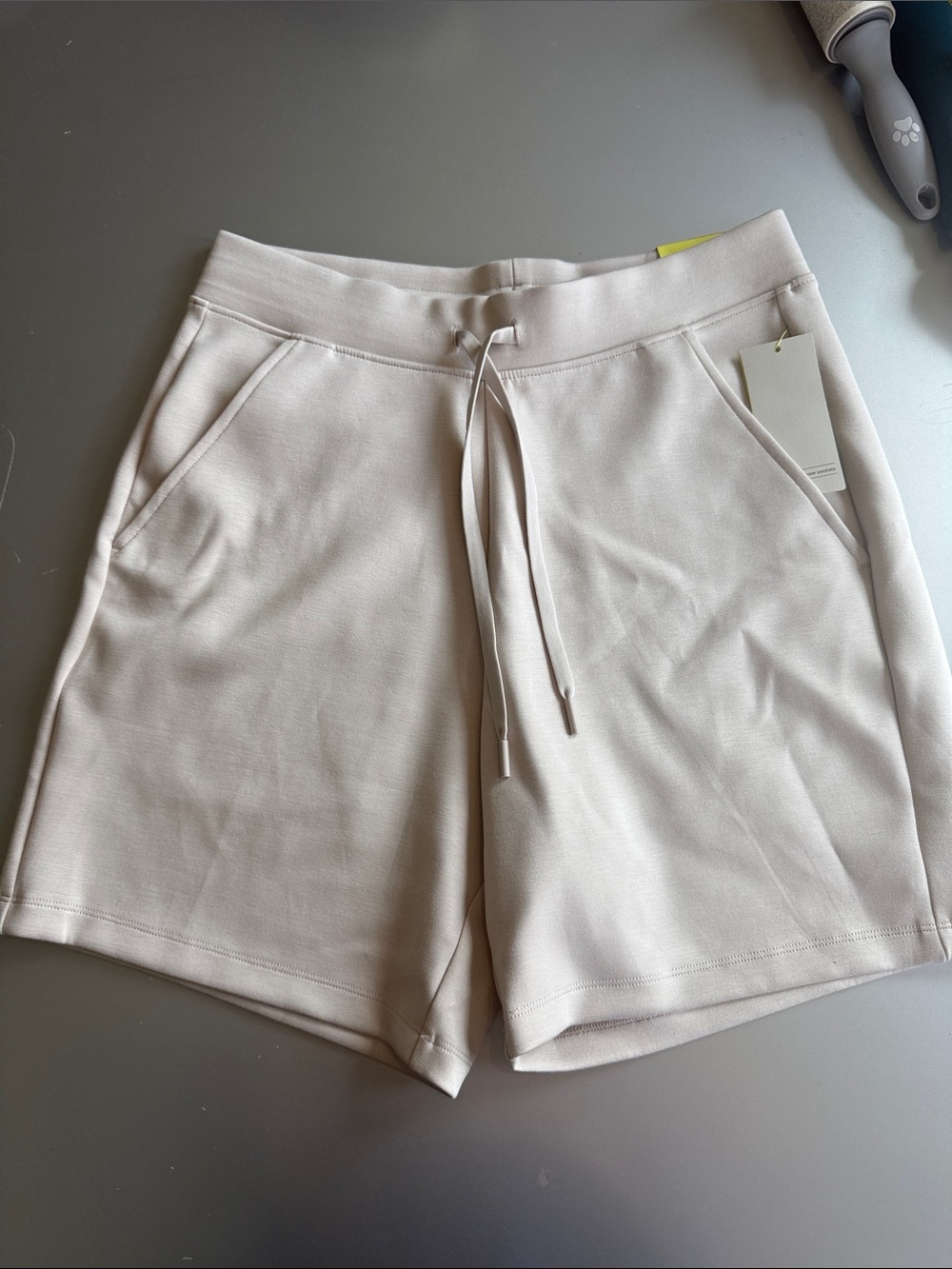 all in motion Tan Drawstring Athletic Lounge Shorts - Picture 9 of 9